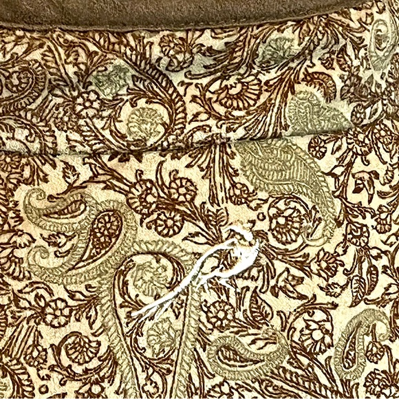 Columbia Women’s River Resort Wingbeat Micro-Suede Vest Paisley Tan L Gorpcore - Picture 8 of 12